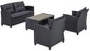 KONIFERA Gartenlounge-Set St. Tropez | Schwarz 3