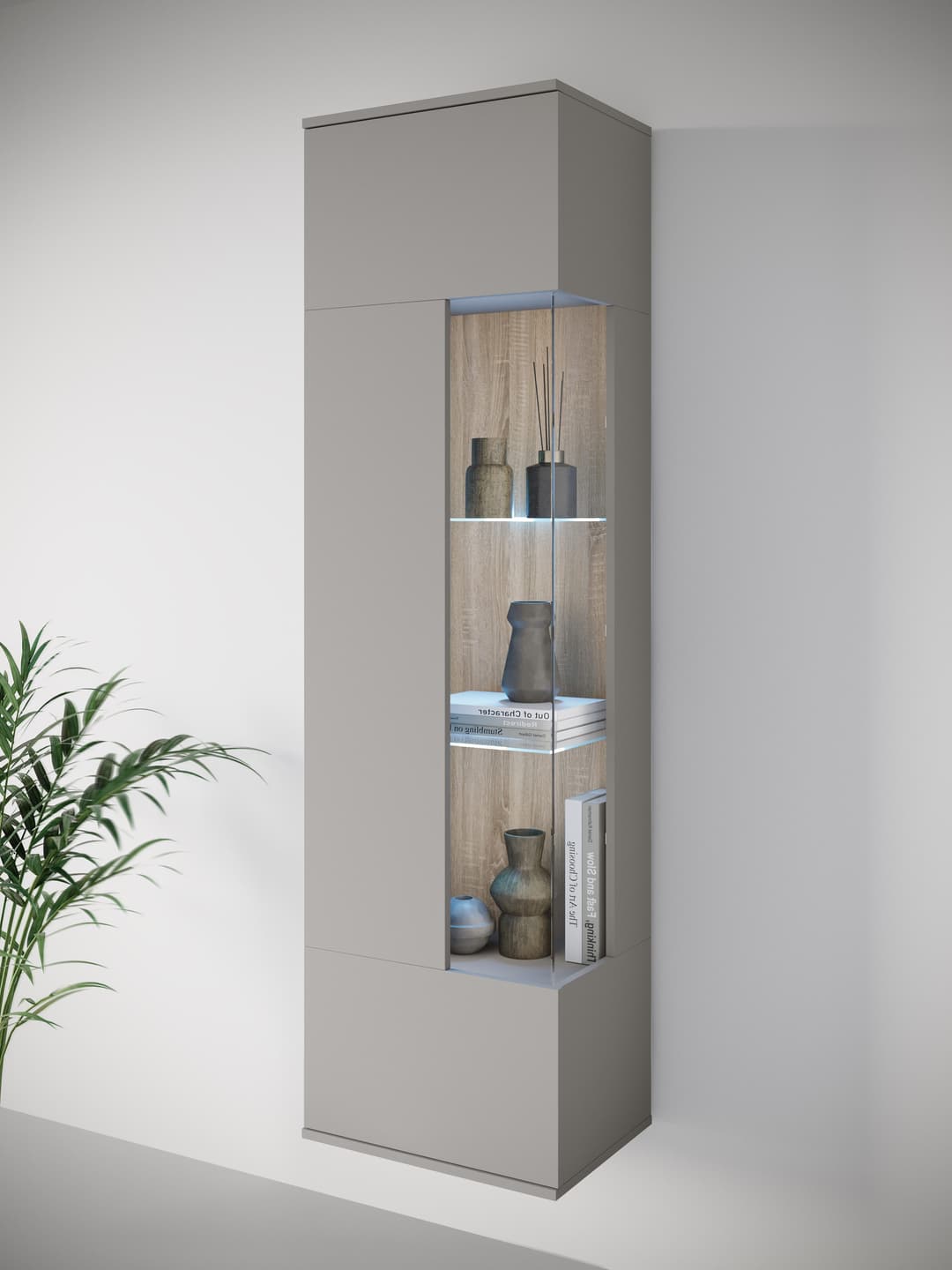 OTTO home Vitrine Kenia | Grau
