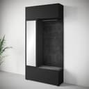 Home affaire Garderoben-Set TEJO | Schwarz