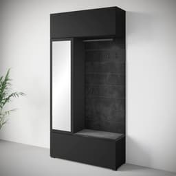 Home affaire Garderoben-Set TEJO | Schwarz