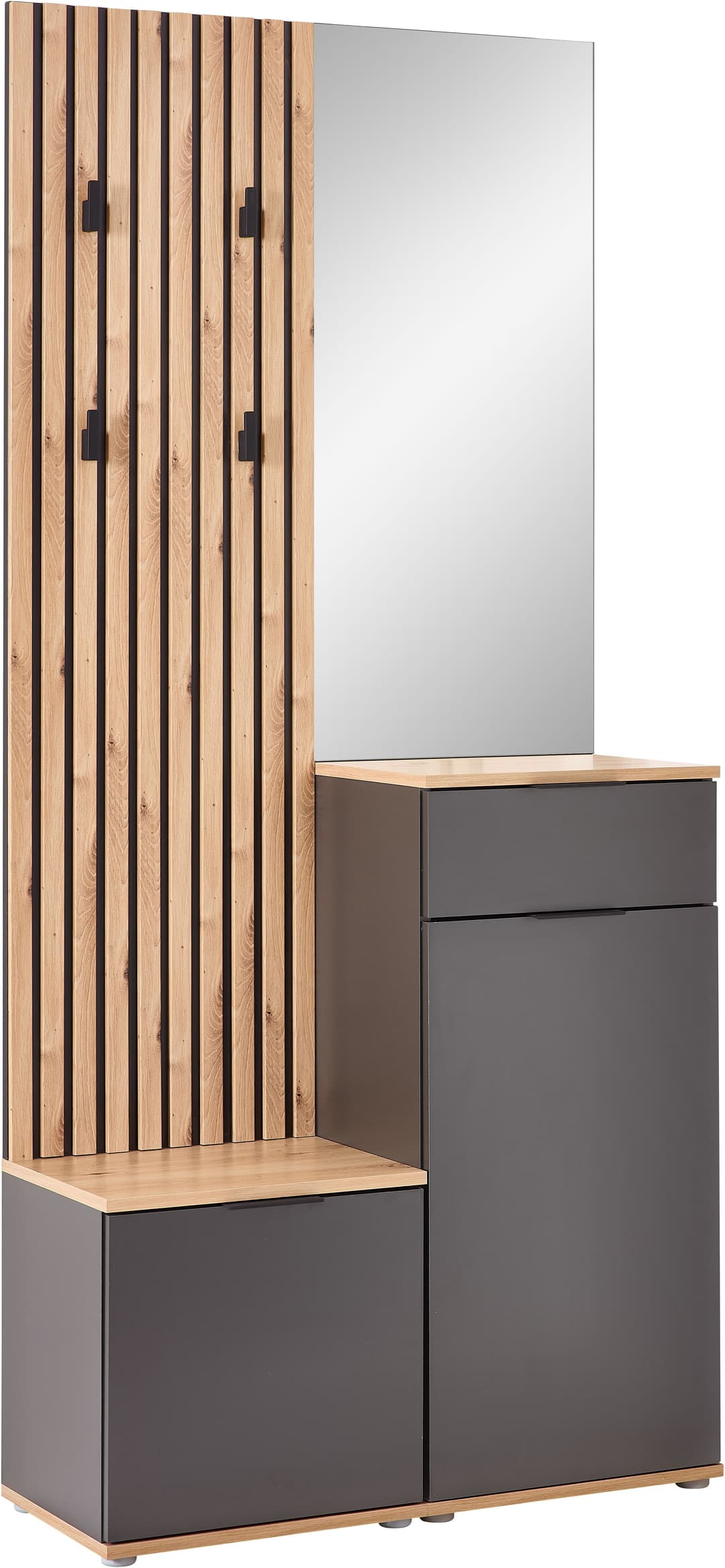HBZ Kompaktgarderobe Simple | Grau