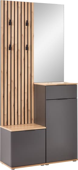 HBZ Kompaktgarderobe Simple | Grau