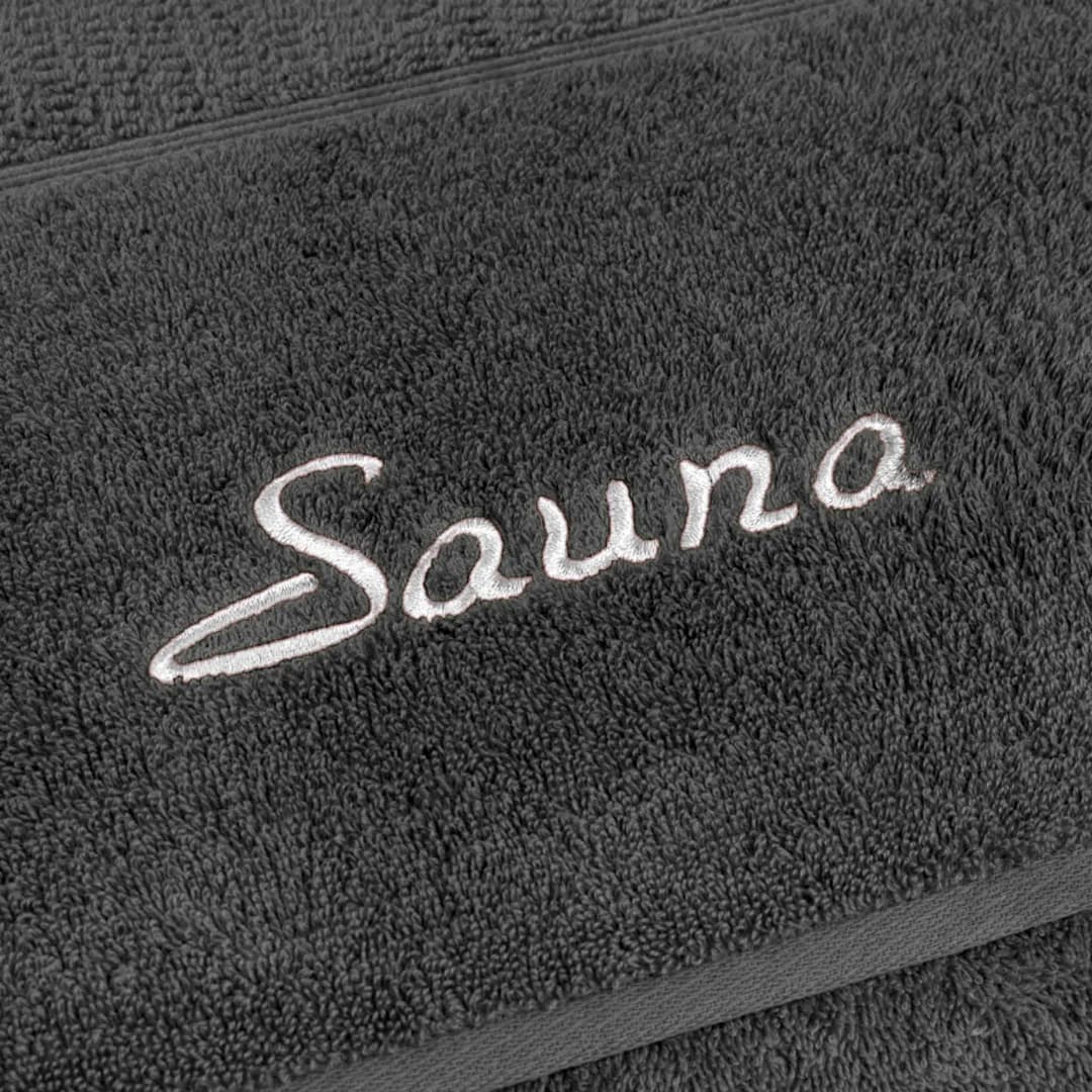 Möve for frottana Saunatuch Pearl | Grau