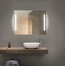 welltime LED-Lichtspiegel Plaza | Silber 3