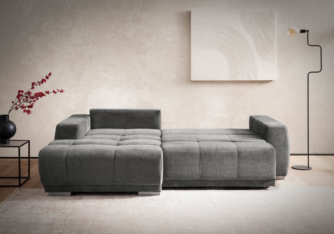 Home affaire Ecksofa Bolero L-Form | Grau
