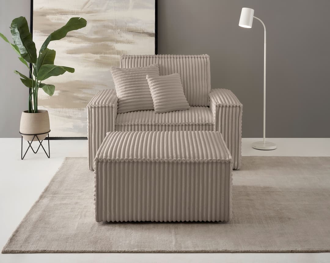 OTTO home Loveseat FINNLEY | Braun
