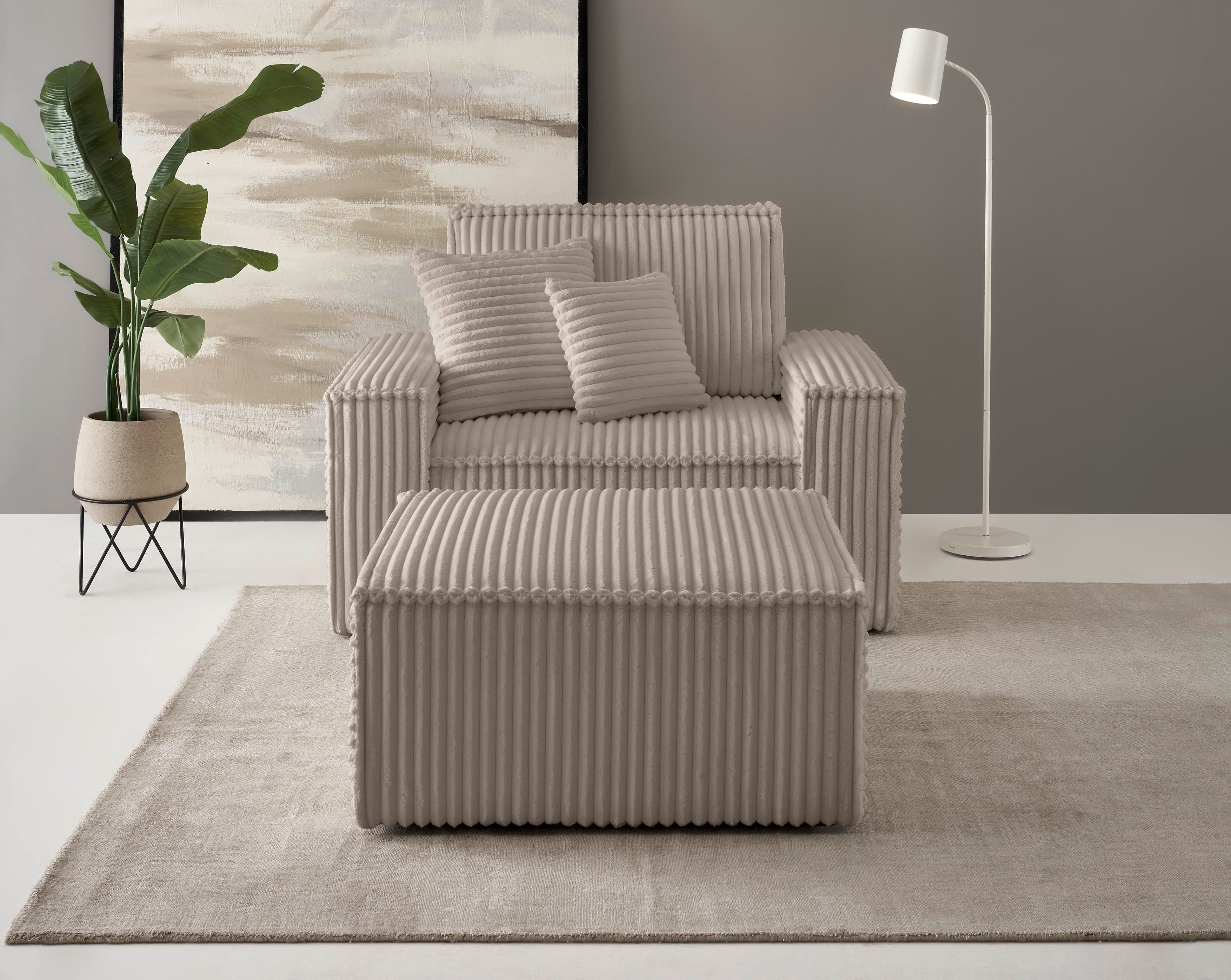 OTTO home Loveseat FINNLEY | Braun