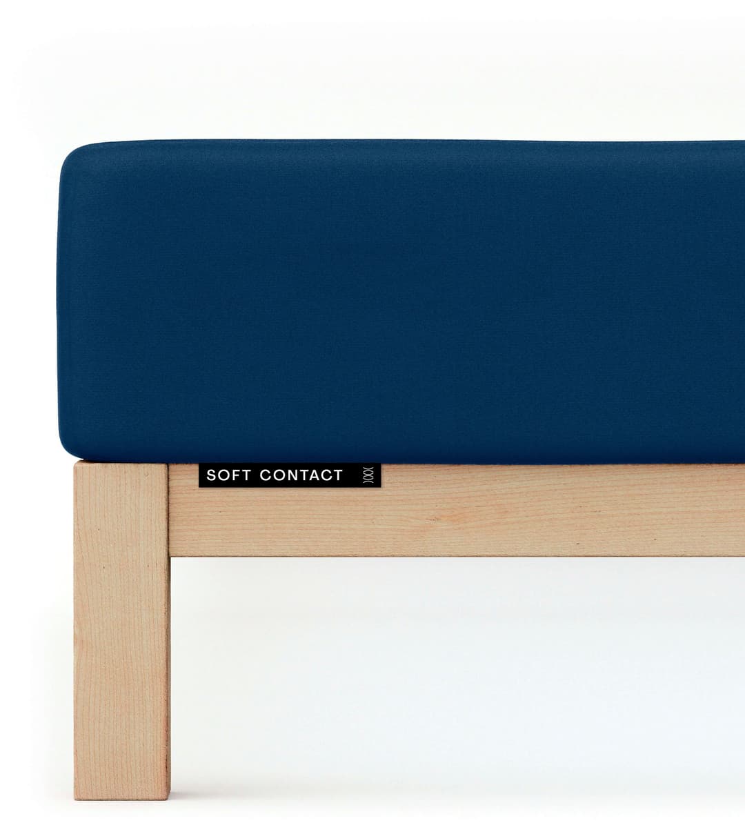 Schlafgut Spannbettlaken Soft Contact | Blau