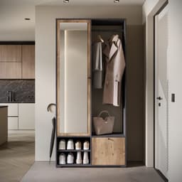 Home affaire Garderobenschrank DINO Kompaktgarderobe | Mehrfarbig