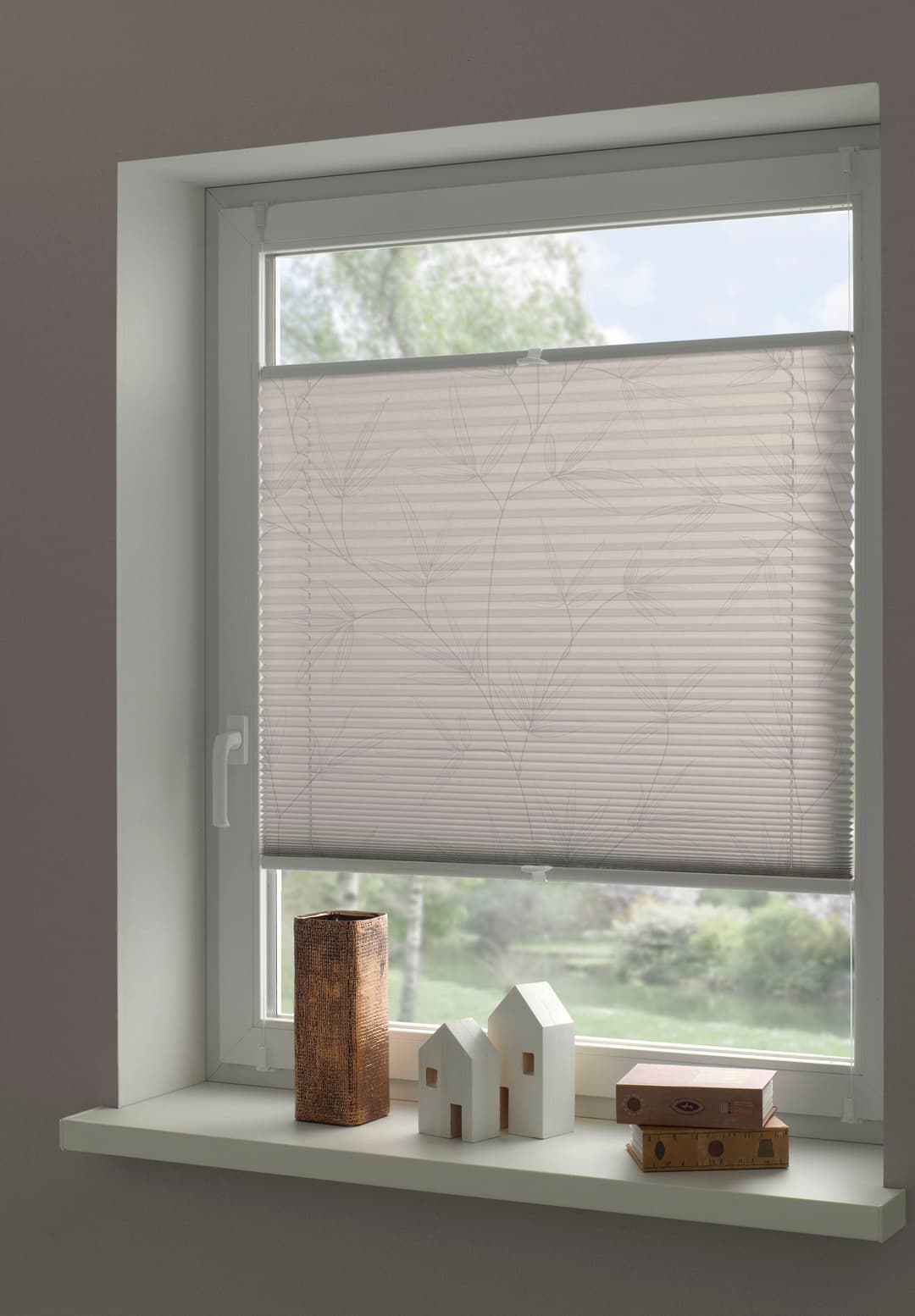 OTTO home Plissee Dekor Bamboo Moonbeam grau | Grau