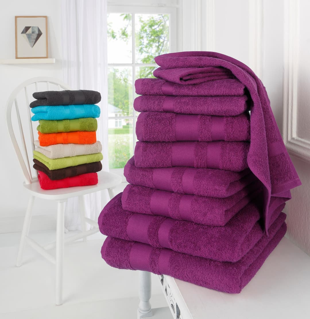 OTTO home Handtuch Set Vanessa | Lila