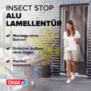 tesa Insektenschutz-Tür Insect Stop ALU Lamellentür teleskopierbar 2