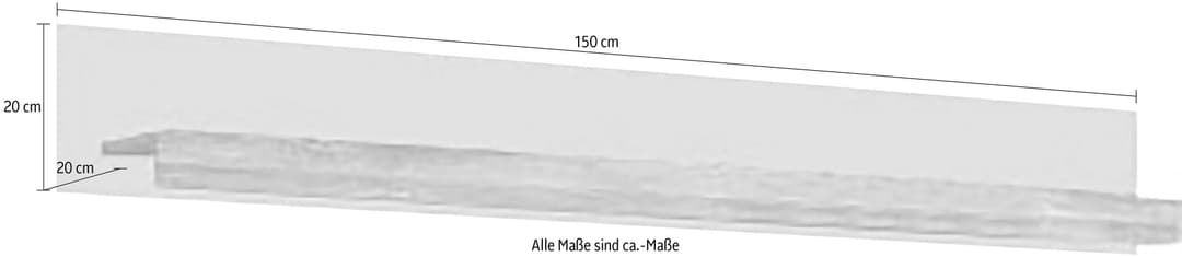 Home affaire Wandregal Florenz | Holztöne