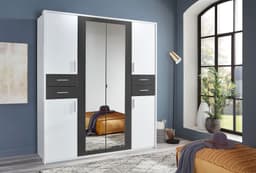 Wimex Drehtürenschrank Vegas | Weiß