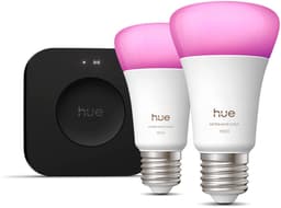 Philips Hue LED-Leuchtmittel Starter Kit Bridge Pro + 2x White and