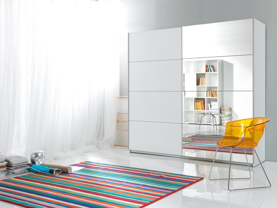 Home affaire Schwebetürenschrank Beta | Weiß