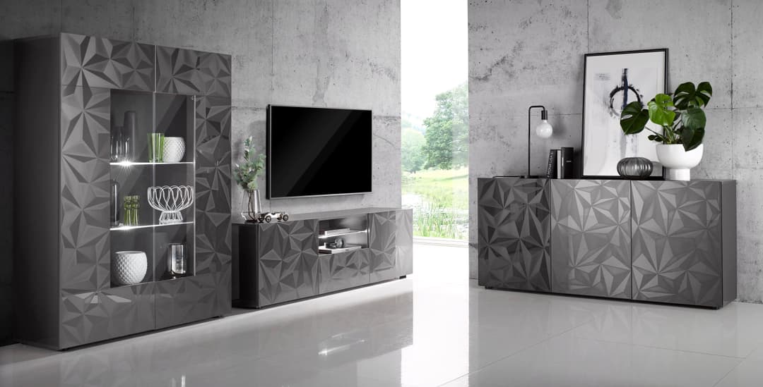Home affaire Lowboard Prisma | Schwarz