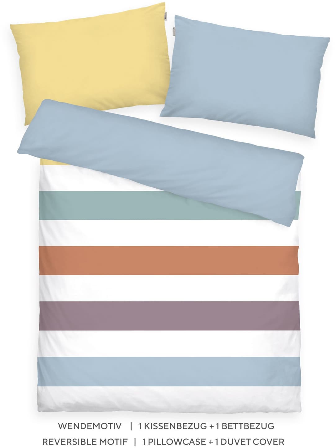 TOM TAILOR HOME Babybettwäsche TWO-TONE SOLID COLORS | Mehrfarbig