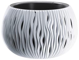Prosperplast Pflanzkübel Sandy Bowl | Weiß