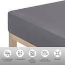 OTTO home Spannbettlaken SOUCY | Grau 2