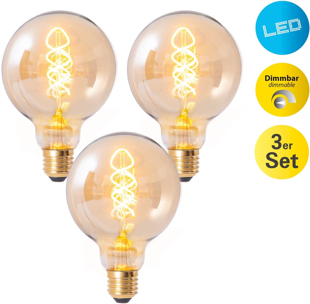 näve LED-Leuchtmittel Dilly | Braun