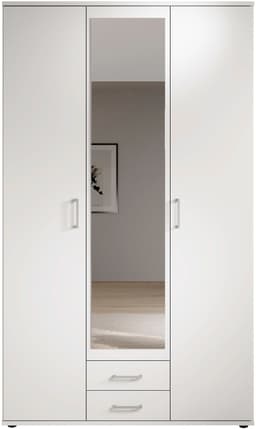 Schlafkontor Kleiderschrank Karl | Weiß