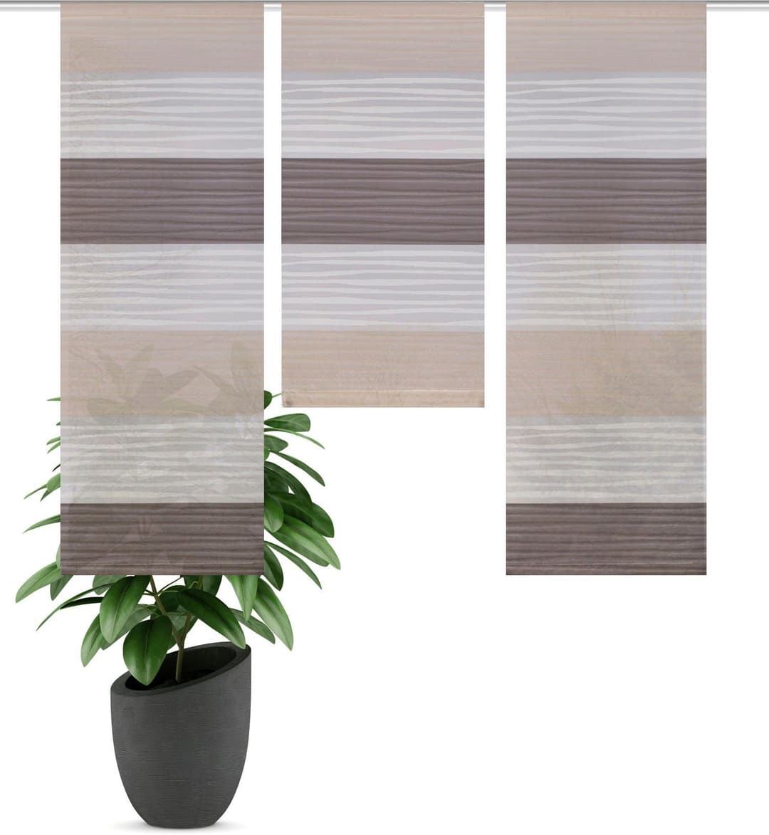 HOME WOHNIDEEN Scheibengardine GABI | Beige