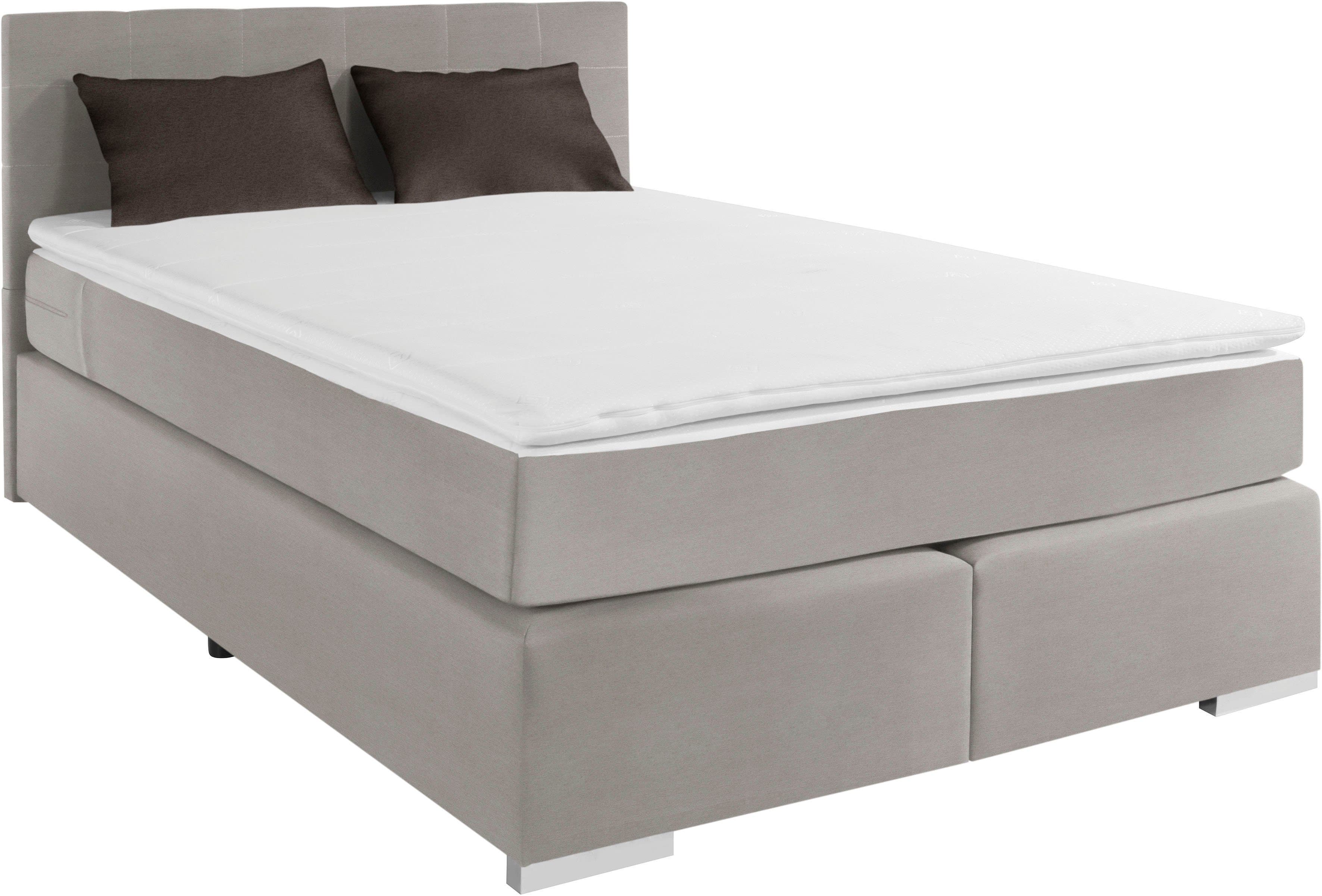 COTTA Boxspringbett Simba | Grau