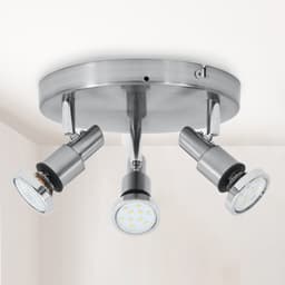 B.K.Licht LED Deckenspot Aurel | Silber