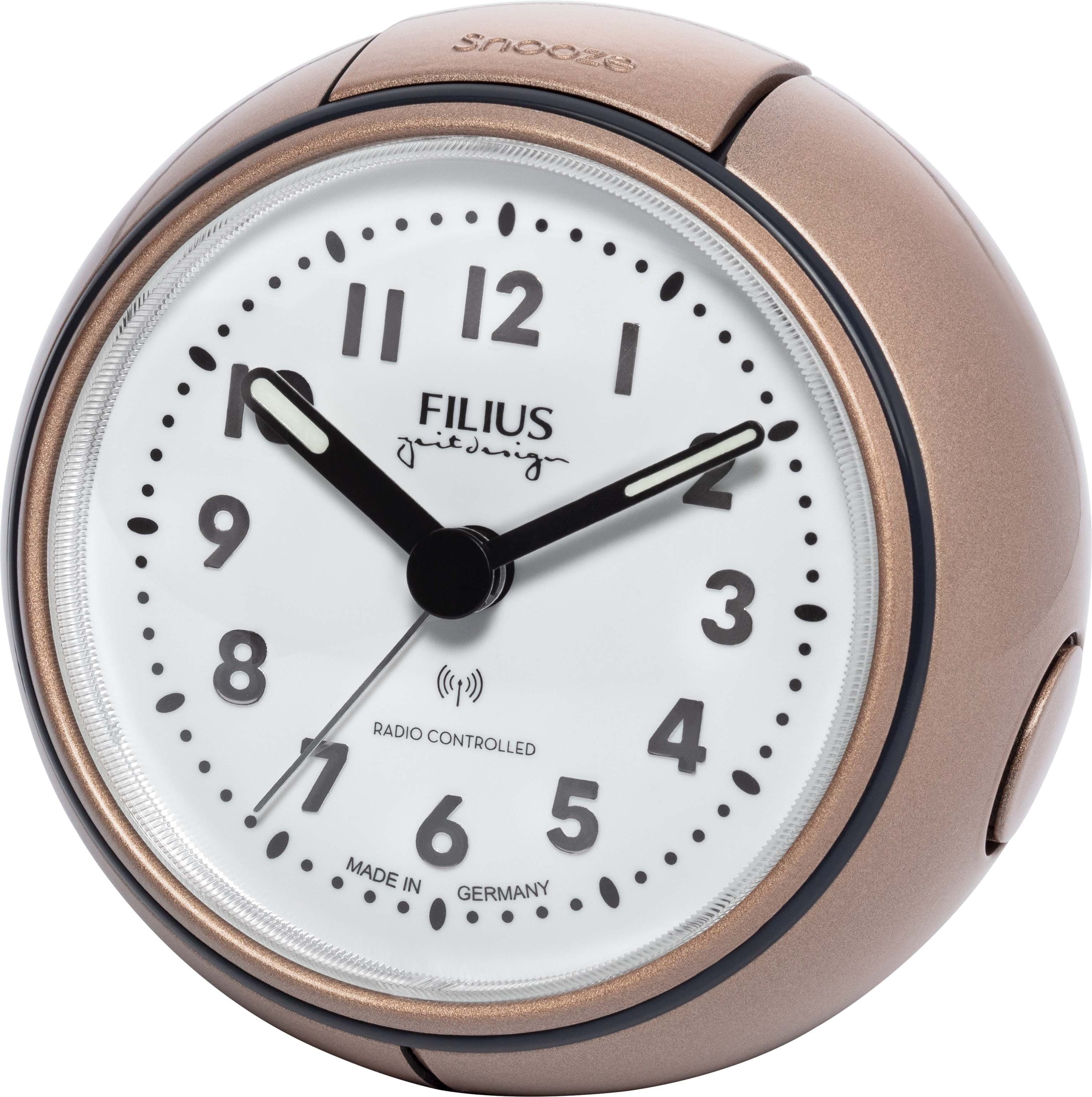 FILIUS zeitdesign Funkwecker 0544-18 | Braun