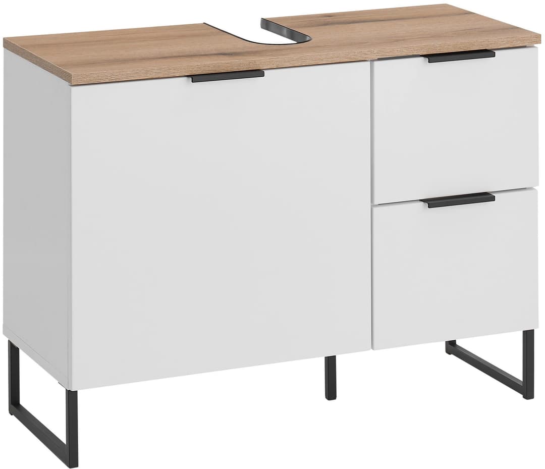 BASIC by Balculina Waschbeckenunterschrank Denver | Weiß