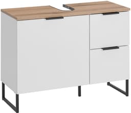 BASIC by Balculina Waschbeckenunterschrank Denver | Weiß