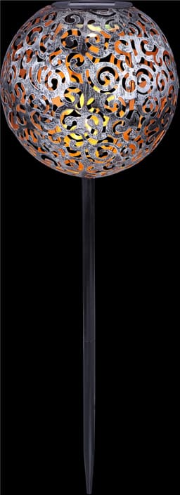 GLOBO LIGHTING SOLAR Solarleuchte | Silber