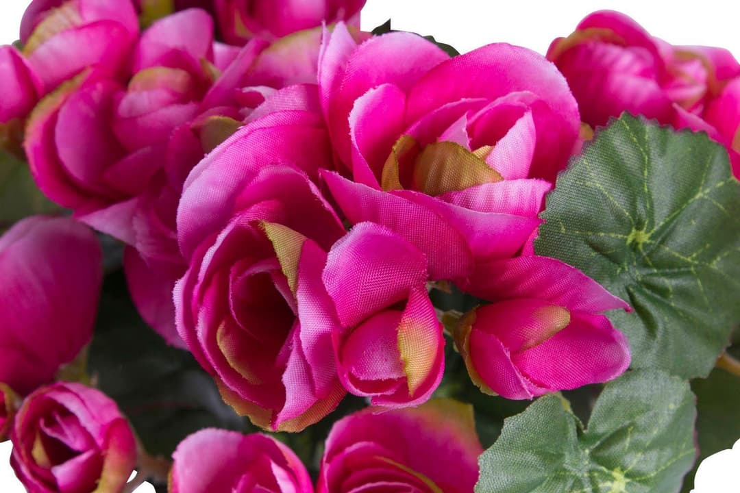 Kunstblume Begonienbusch | Rosa
