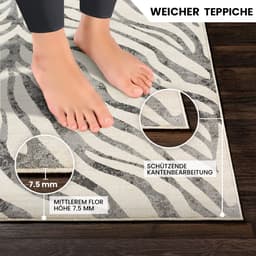 Livabliss Teppich LUANDA | Grau