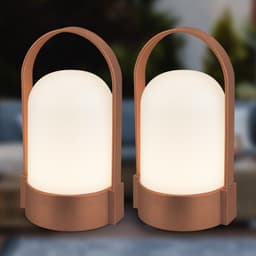 Briloner Leuchten LED Außen-Tischleuchte ASA 7684023 | Braun