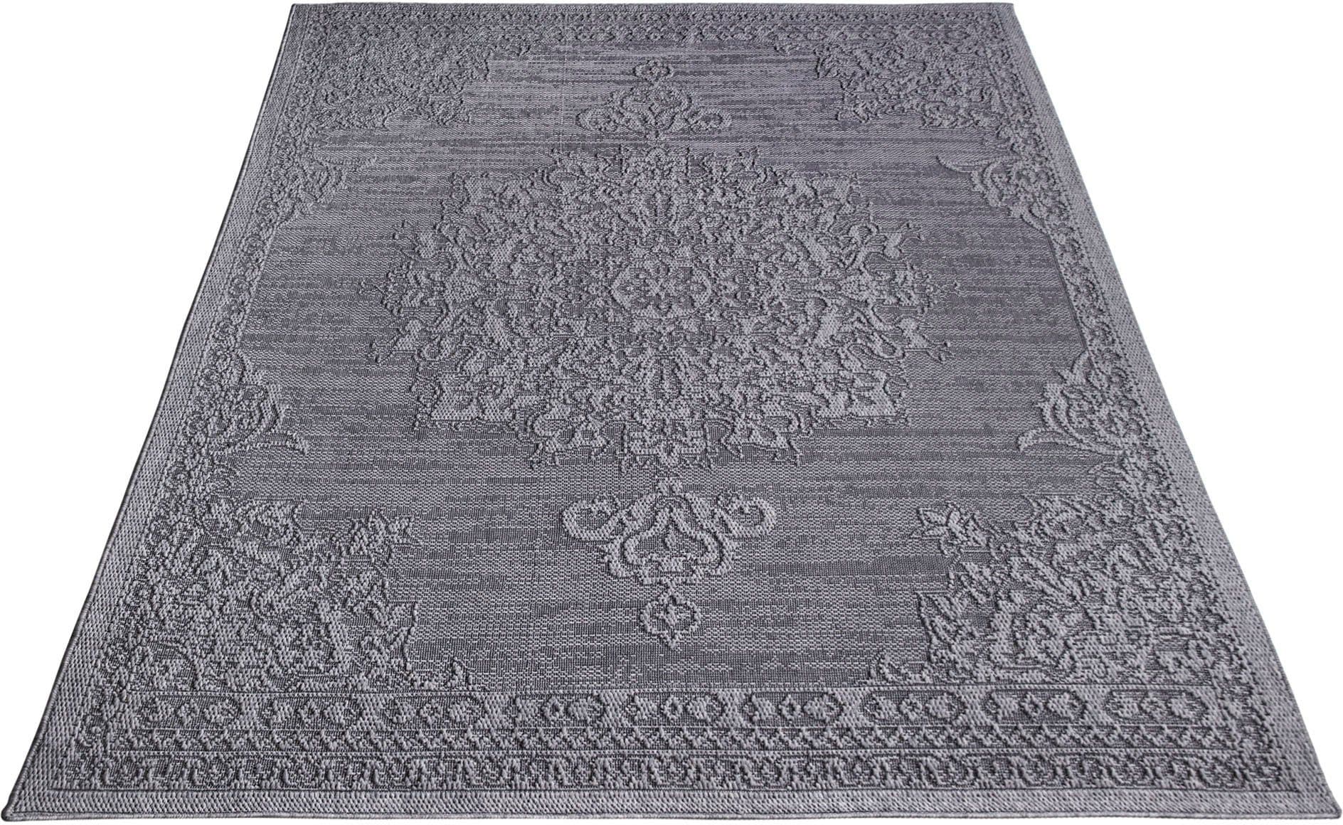 Paco Home Teppich Rimini 412 | Grau