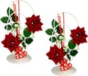 Kunstpflanze Rose | Rot