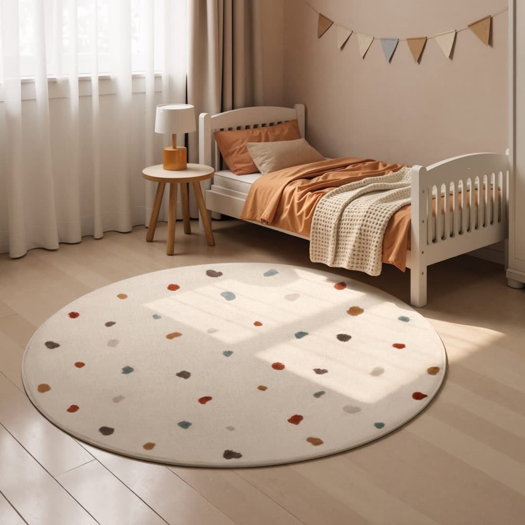 HANSE Home Kinderteppich Funny Dots | Beige