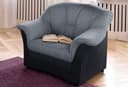 DOMO collection Sessel Flores | Schwarz 2