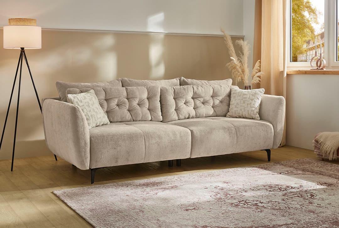 Jockenhöfer Gruppe Big-Sofa Spa | Beige
