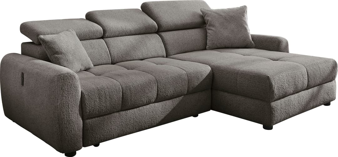 Jockenhöfer Gruppe Ecksofa Move L-Form | Grau