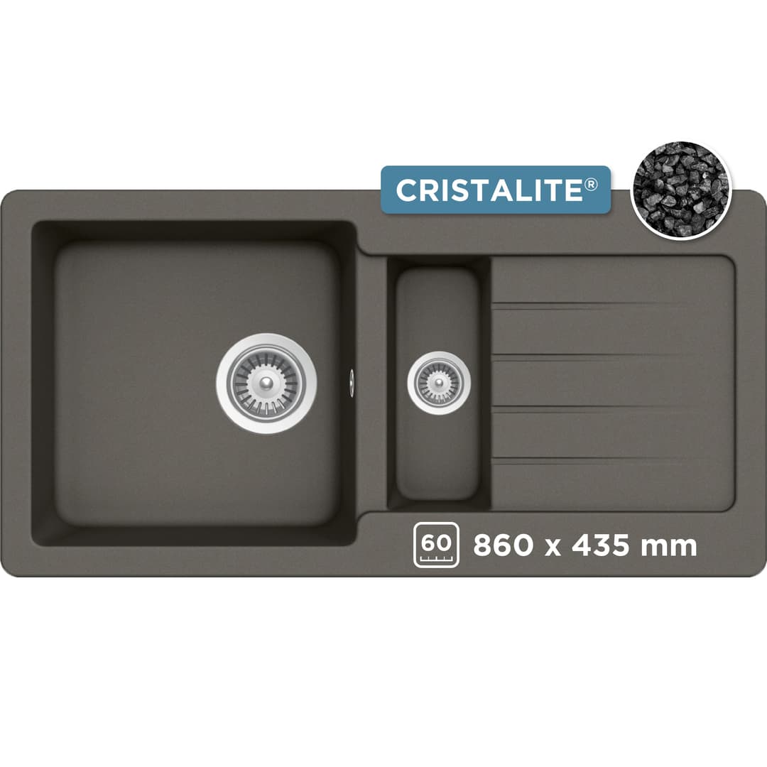 Schock Granitspüle Typos DS | Grau