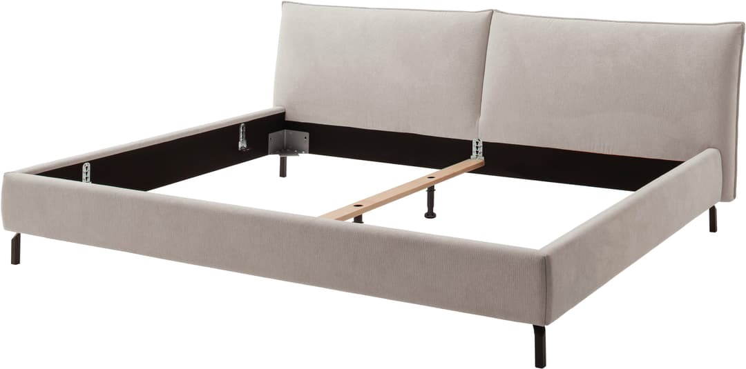 Home affaire Polsterbett Fionara | Grau