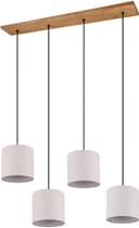 TRIO Leuchten Pendelleuchte Elmau | Holztöne 3