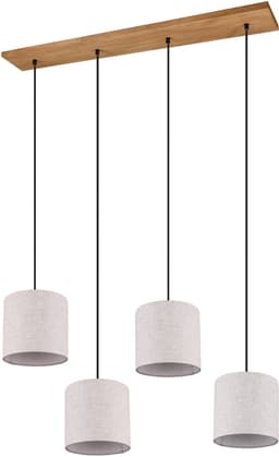 TRIO Leuchten Pendelleuchte Elmau | Holztöne