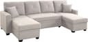 ATLANTIC home collection Wohnlandschaft Gerrit | Beige 4