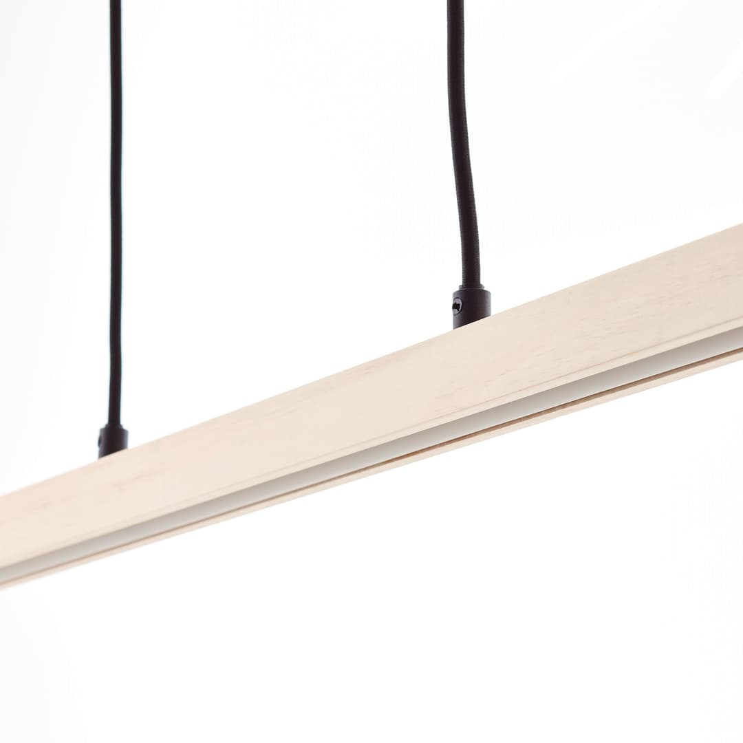 Brilliant LED Pendelleuchte Arion | Holztöne
