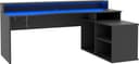 FORTE Gamingtisch Tezaur | Schwarz