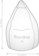 Magma Heimtex Sitzsack BeanBag KICKER XL | Grün 3